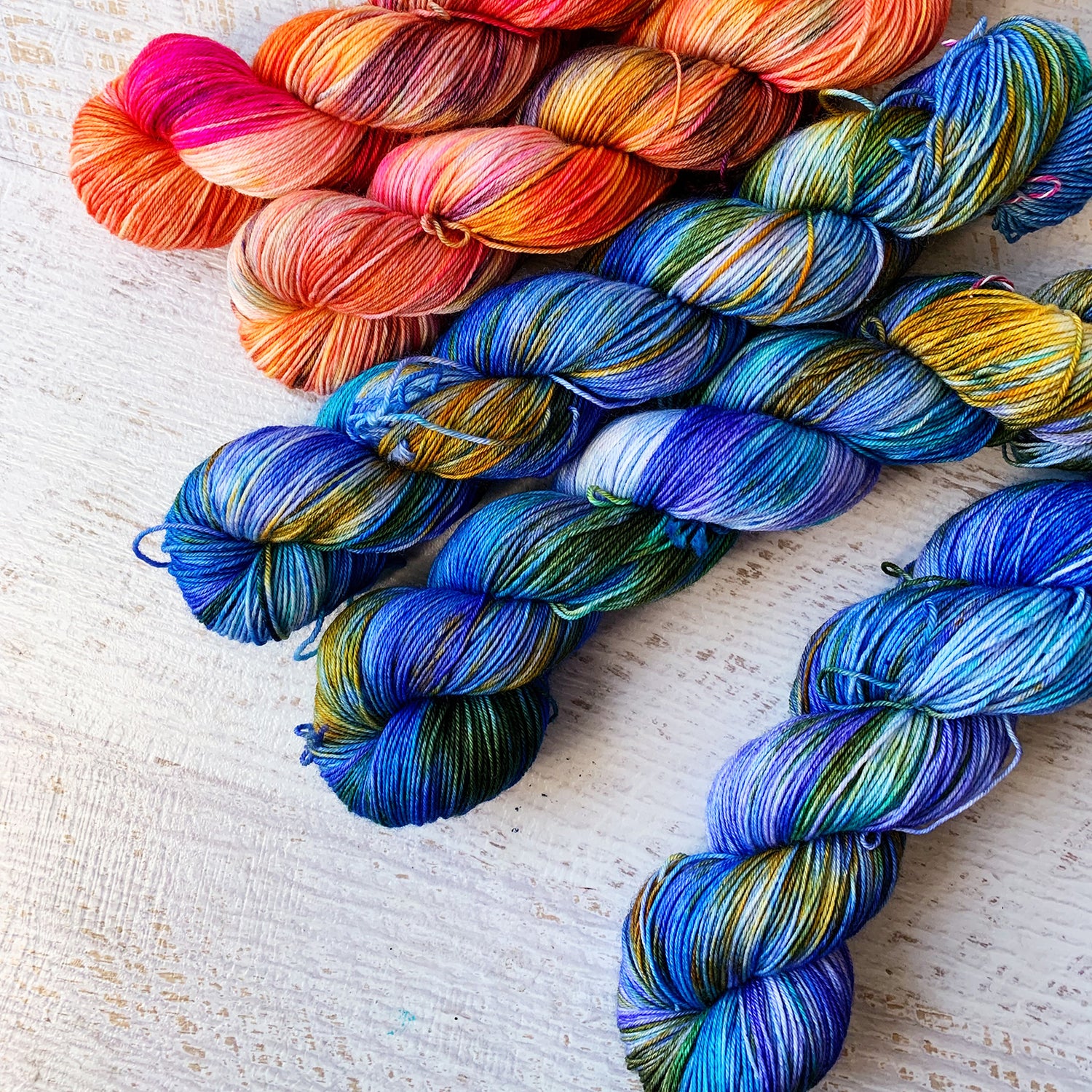 How to Spin and Knit with Variegated Yarn