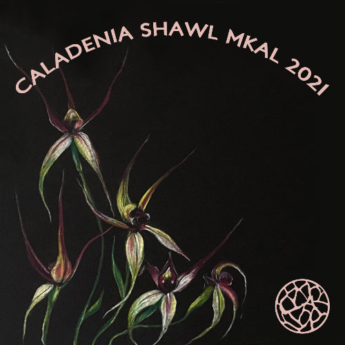 Caladenia Shawl MKAL Kits - Friday 19th Feb