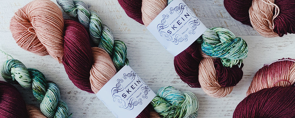 Skein Artisan Hand-Dyed Yarn and Fibre