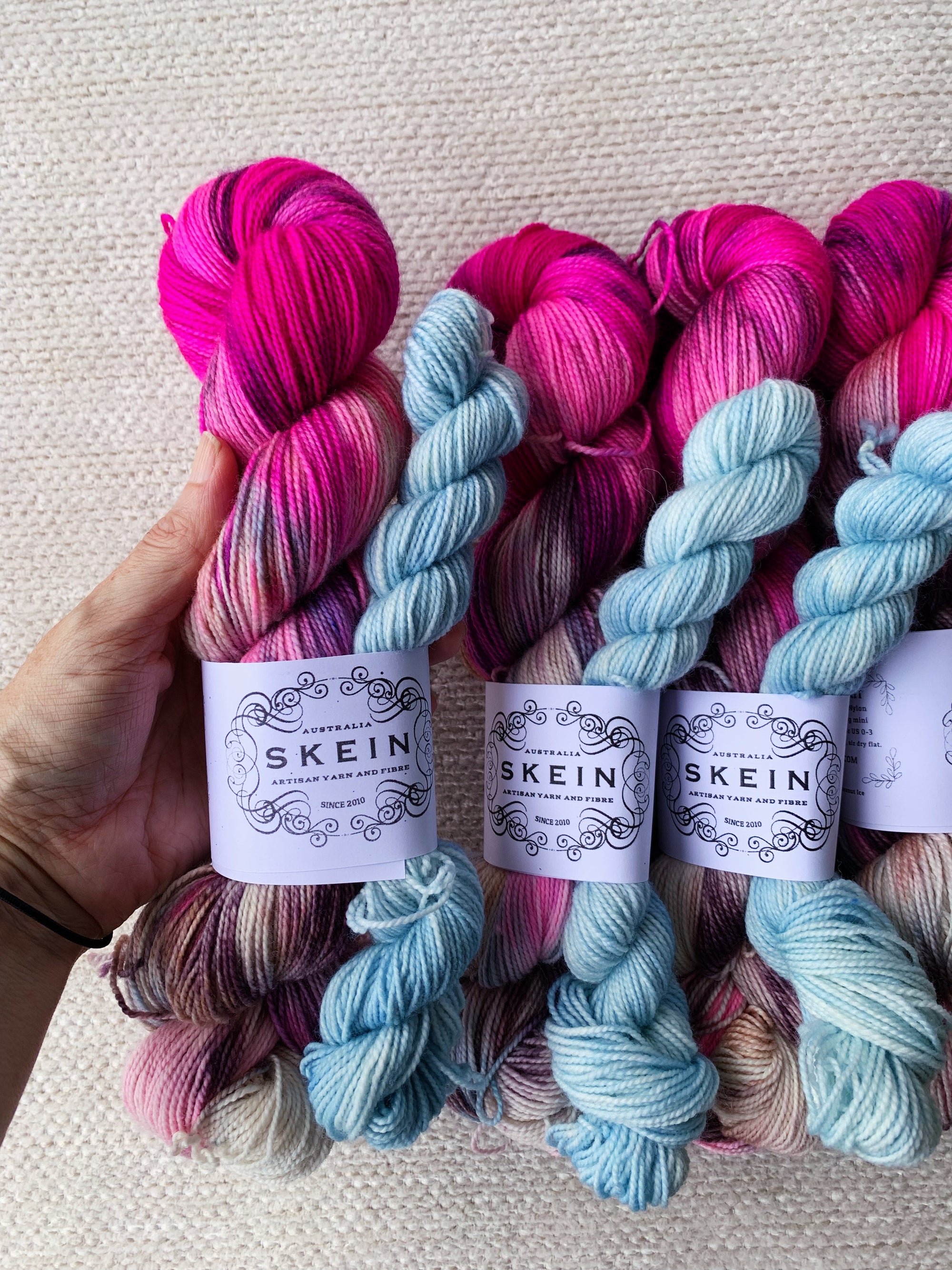 Strawberry Sorbet with Coconut Ice - Sugar Rush Sock Kit