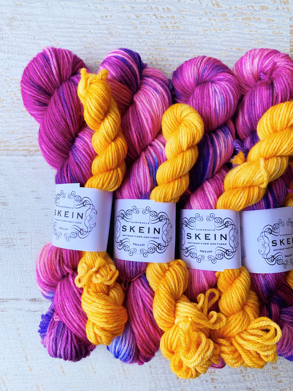 Rose Hip Cushy Yarn Kit Skein