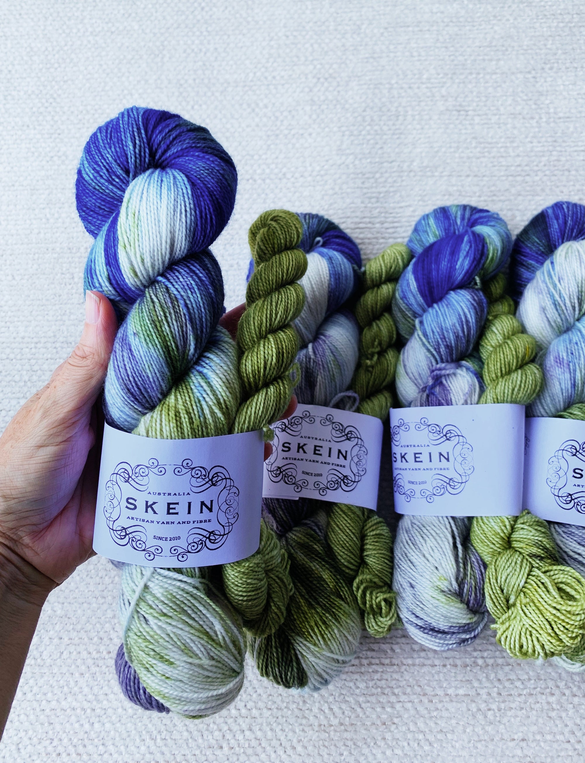 Blueberry Bubble Tea With Apple Rings - Sugar Rush Sock Kit