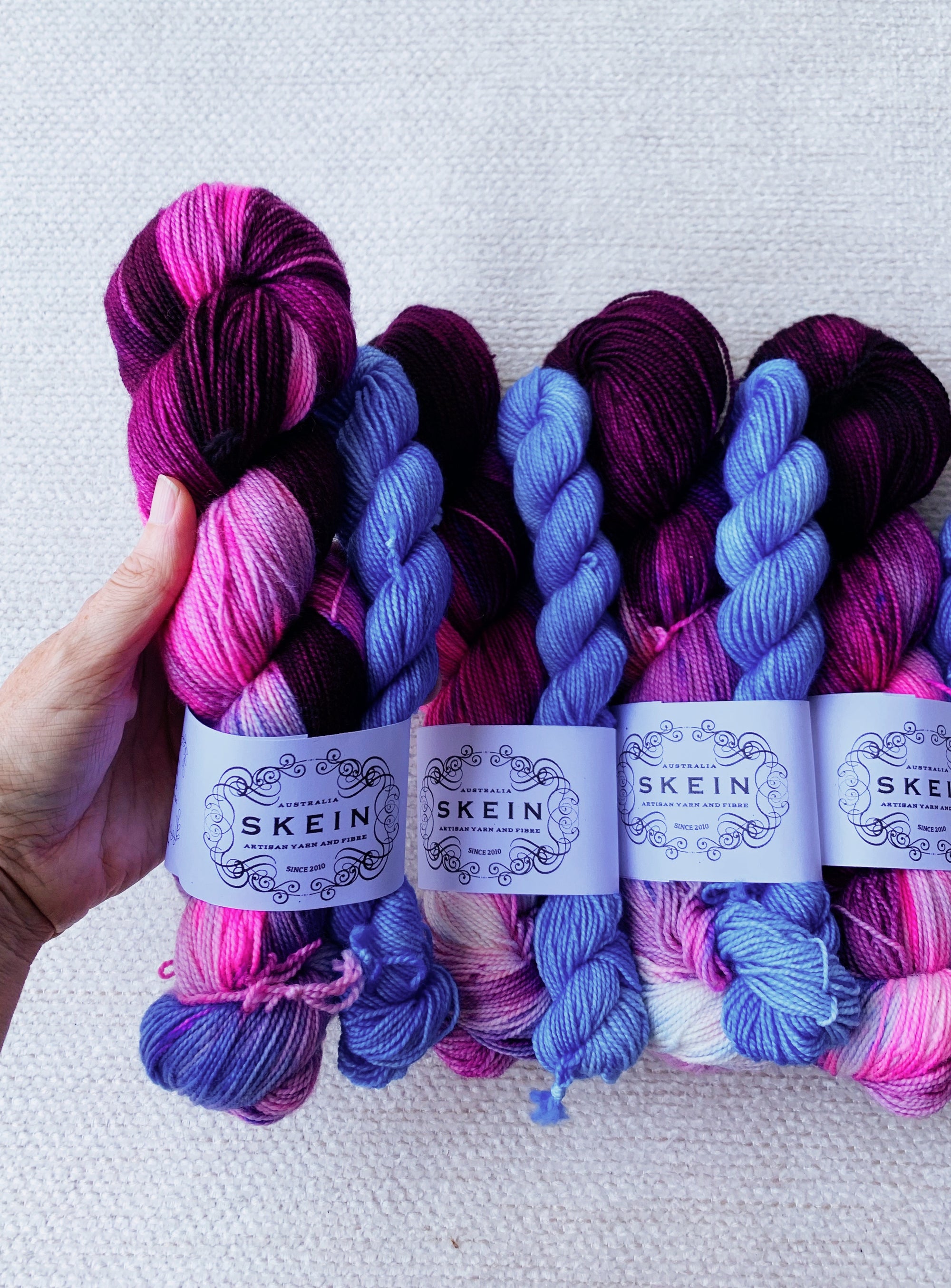 Raspberry Swirl With Peppermint Sorbet - Sugar Rush Sock Kit