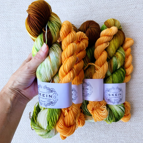 Apple Strudel with Passionfruit - Sugar Rush Sock Kit - Skein