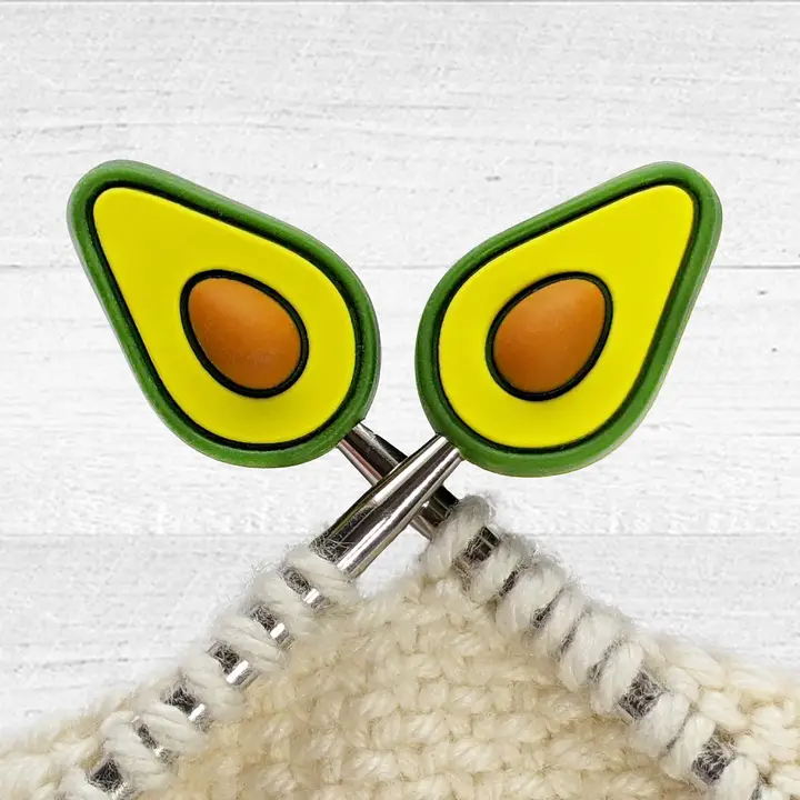 Avocado Stitch Stoppers by Pretty Warm Designs