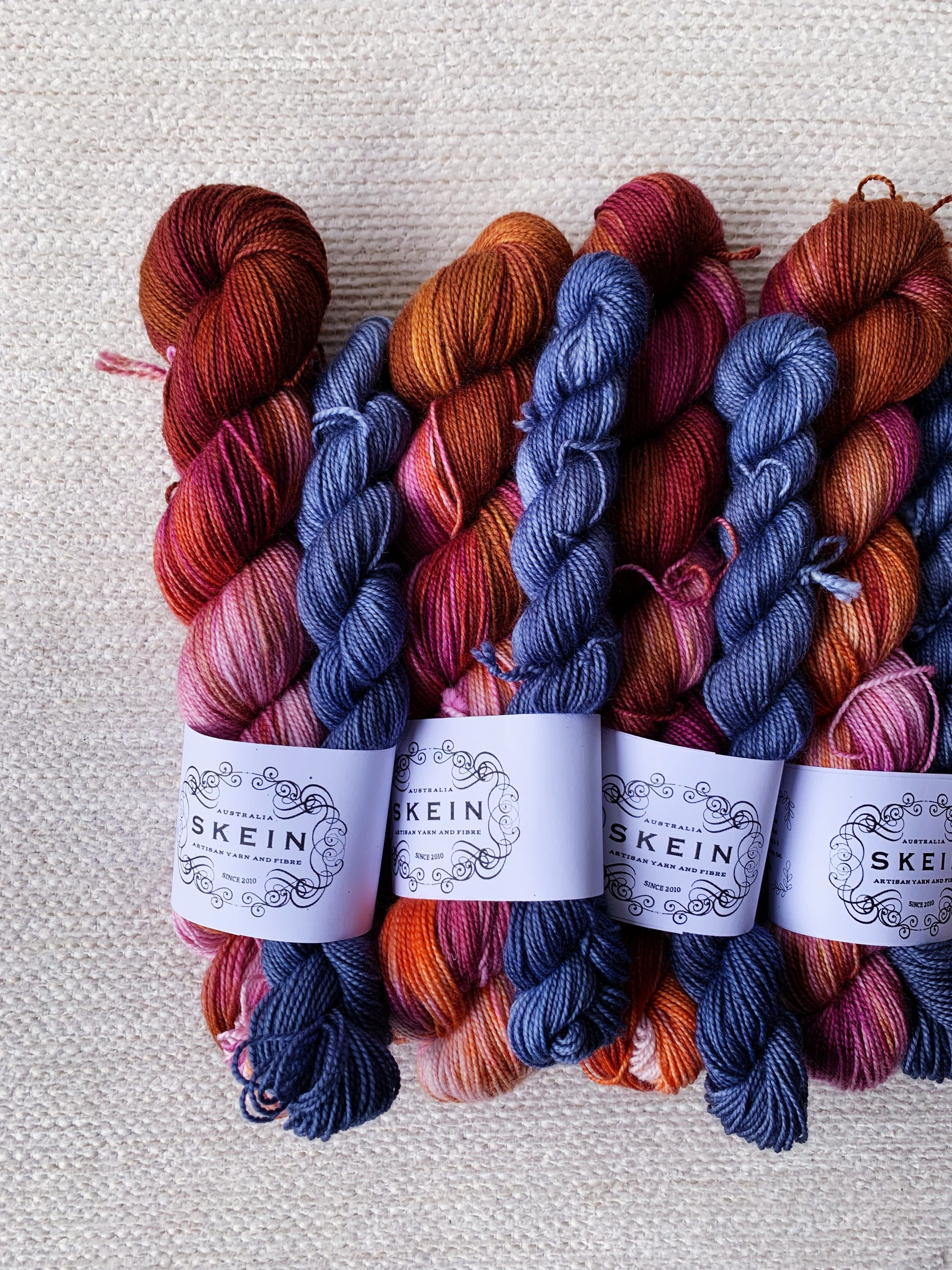 Autumn Blooms - Sock Kit - Floral Folk Collection