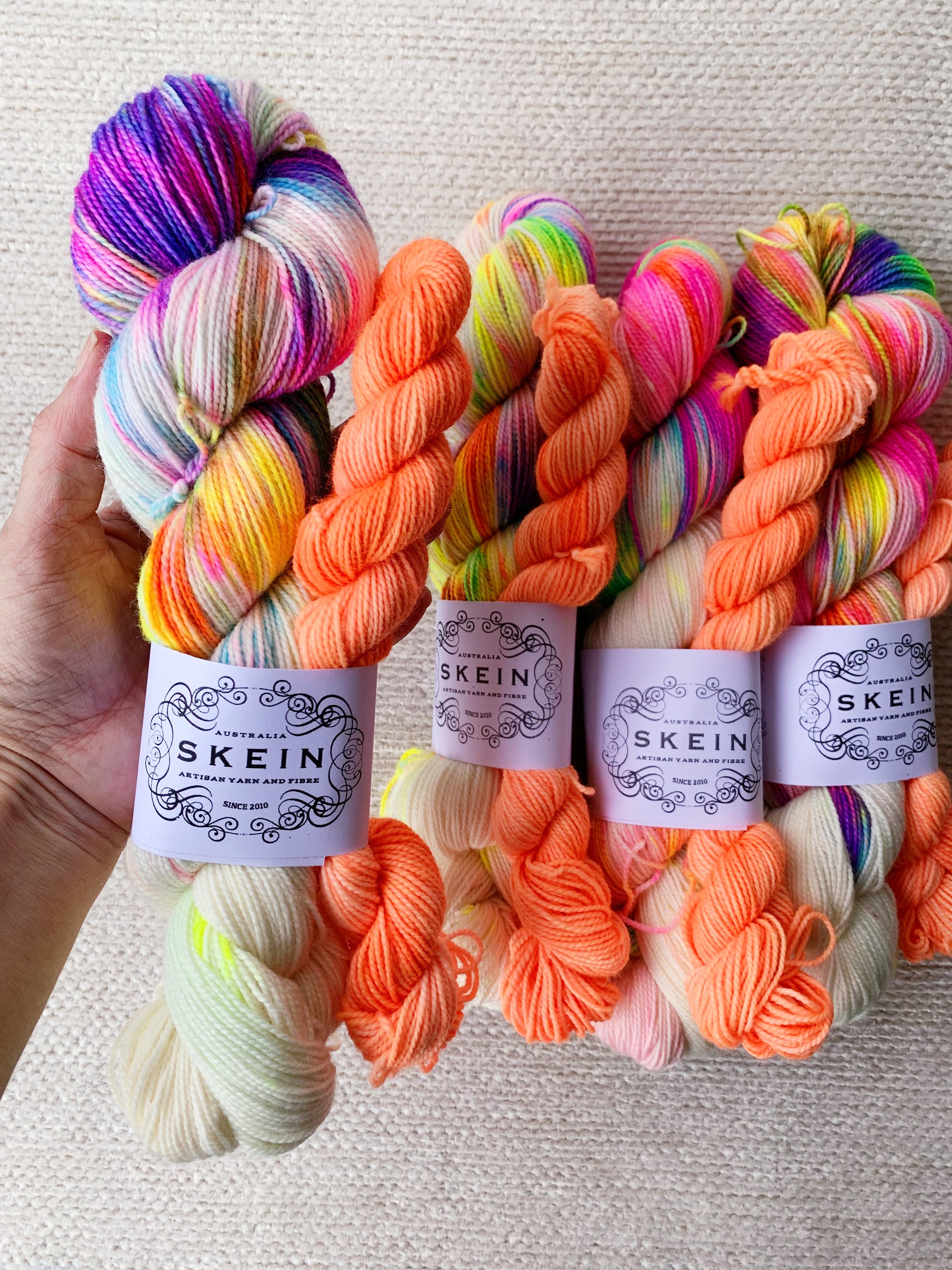 Fairy Cake with Peach Sorbet - Sugar Rush Sock Kit