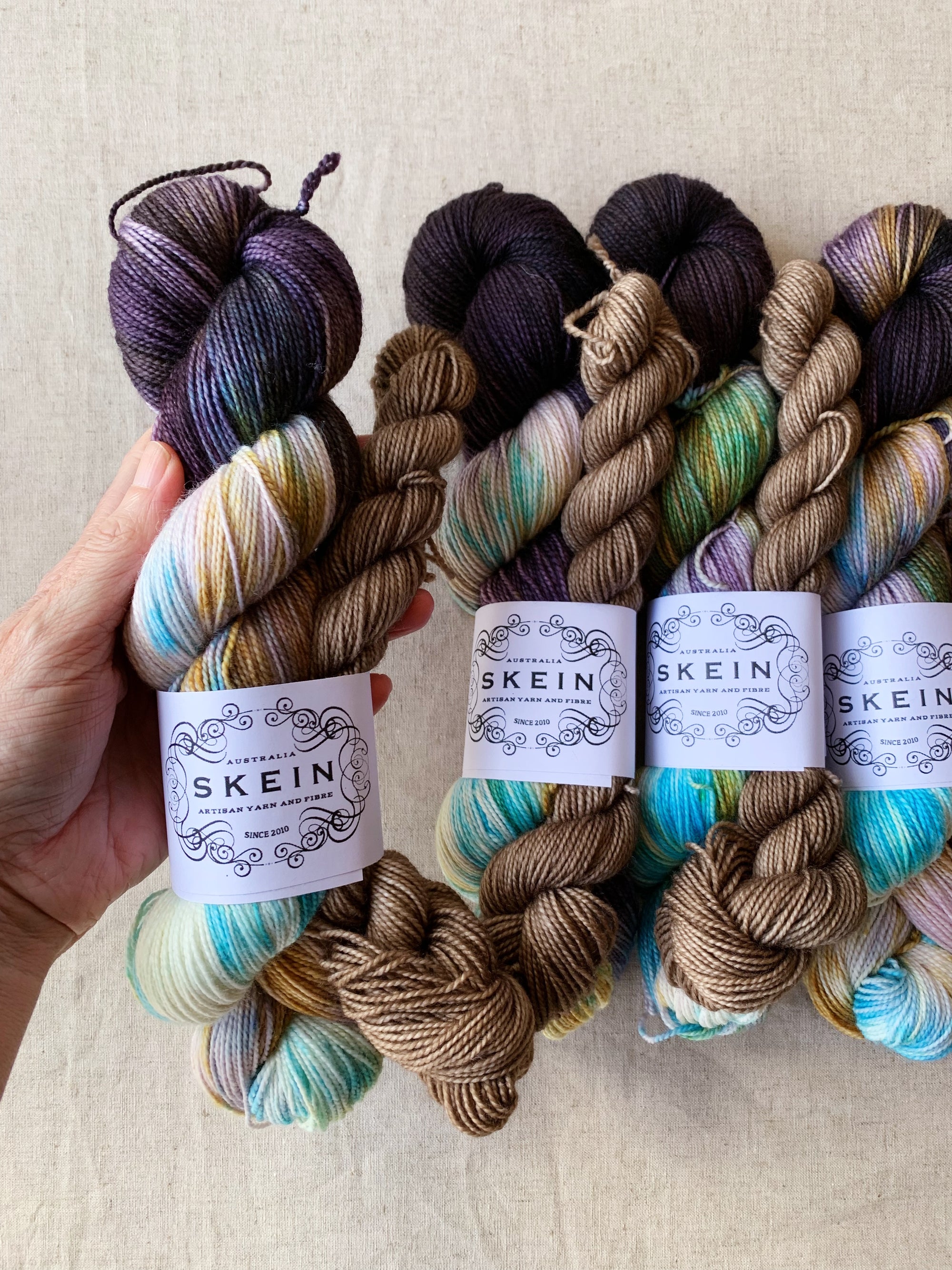 Blueberry and Vanilla Ice Cream with Cookie Crumble - Sugar Rush Sock Kit
