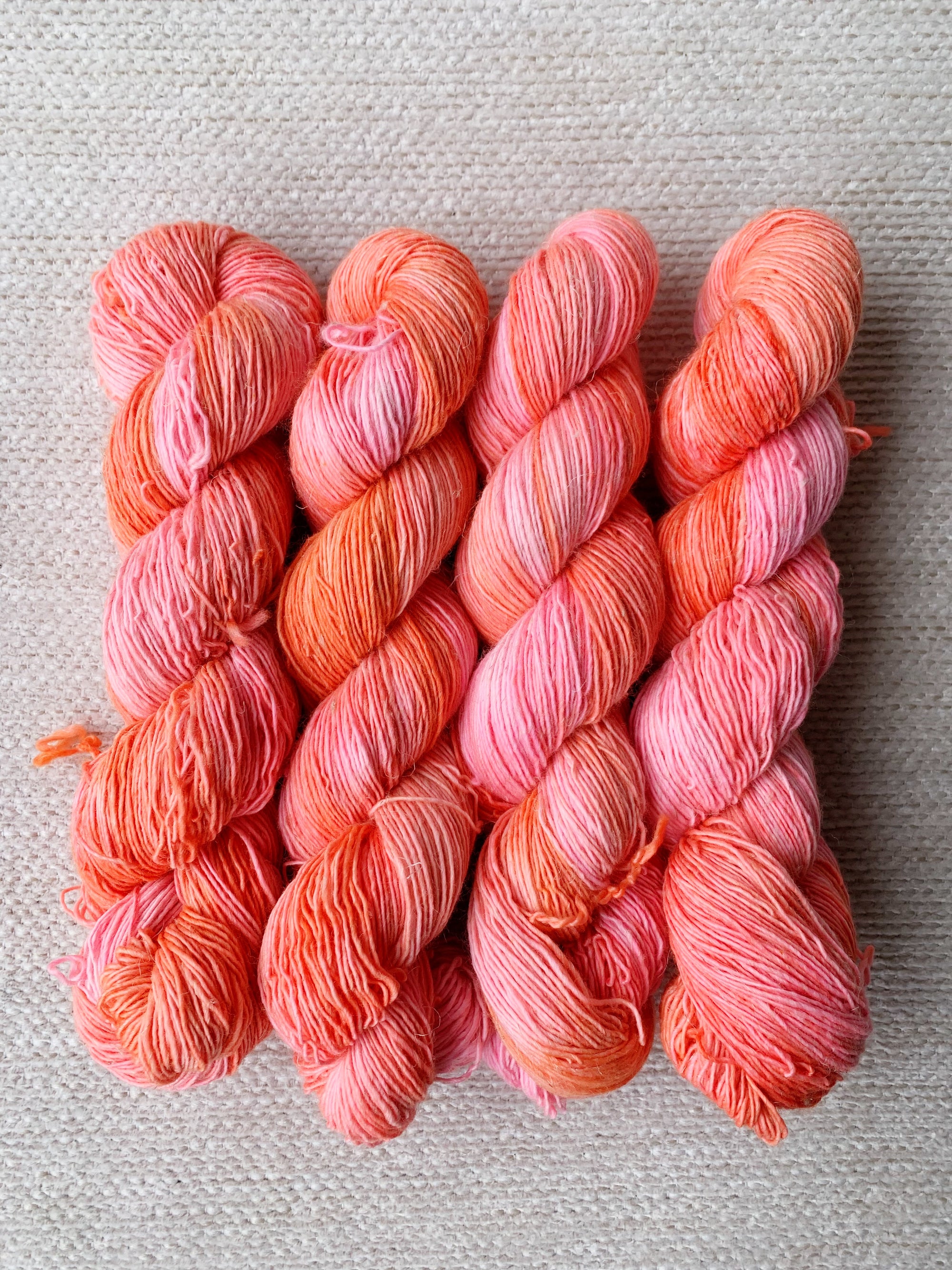 Fluro Peach - Dyed To Order