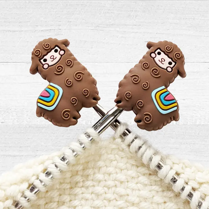 Laughing Llamas - Cocoa Llamas - Stitch Stoppers by Pretty Warm Designs