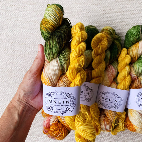 Apple Strudel with Custard - Sugar Rush Sock Kit - Skein