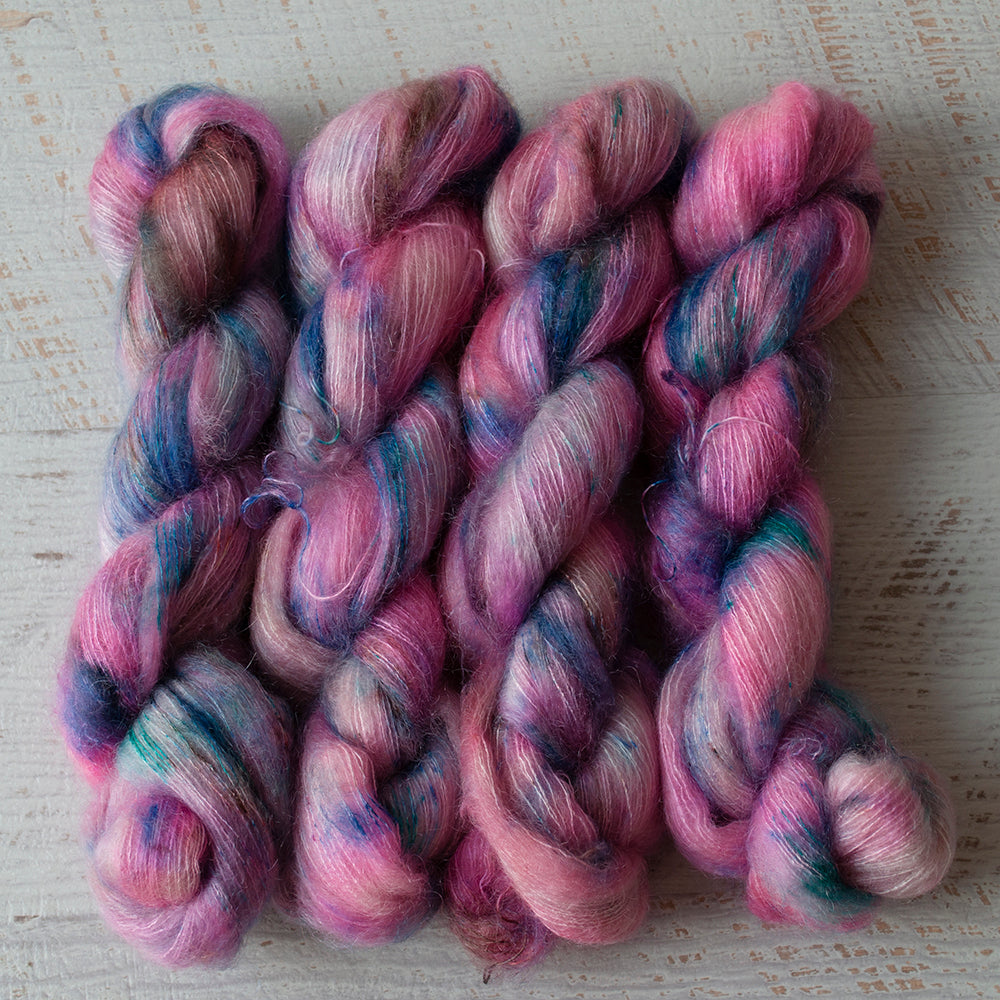 Pink Sapphire - Mohair Silk Lace
