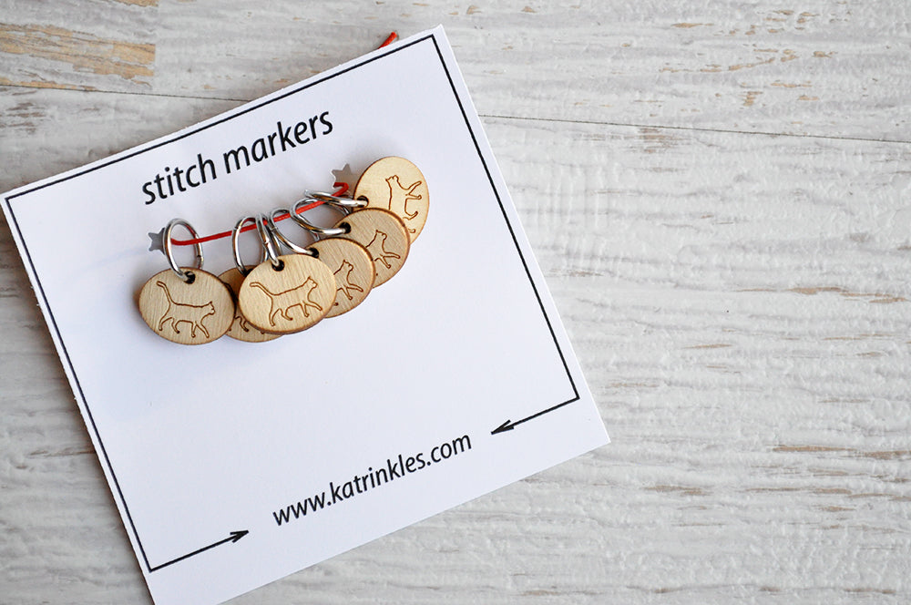 Ring Stitch Markers by Katrinkles